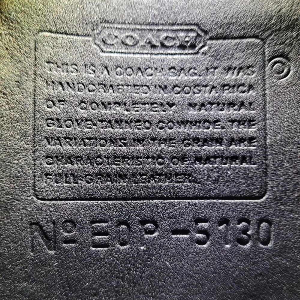 SOLD!!! NWOT, Vintage Coach Station Bag #5130 - Picture 8 of 8